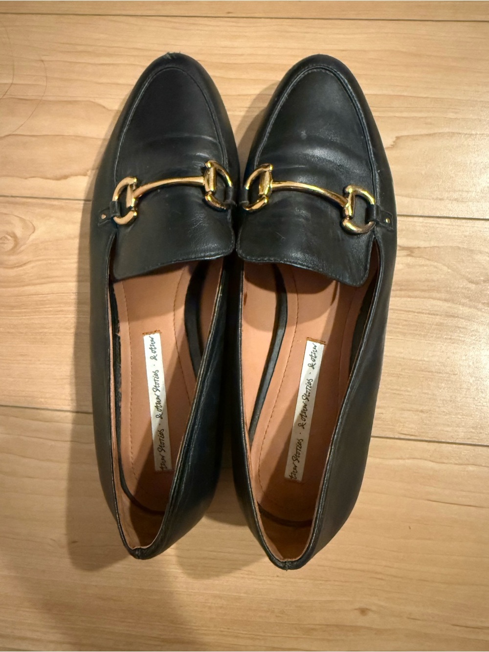 Other Stories Black Leather Loafers